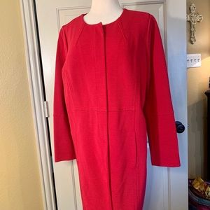 Chico’s Size 2 Fusion Pink Long Suit Jacket/Blazer